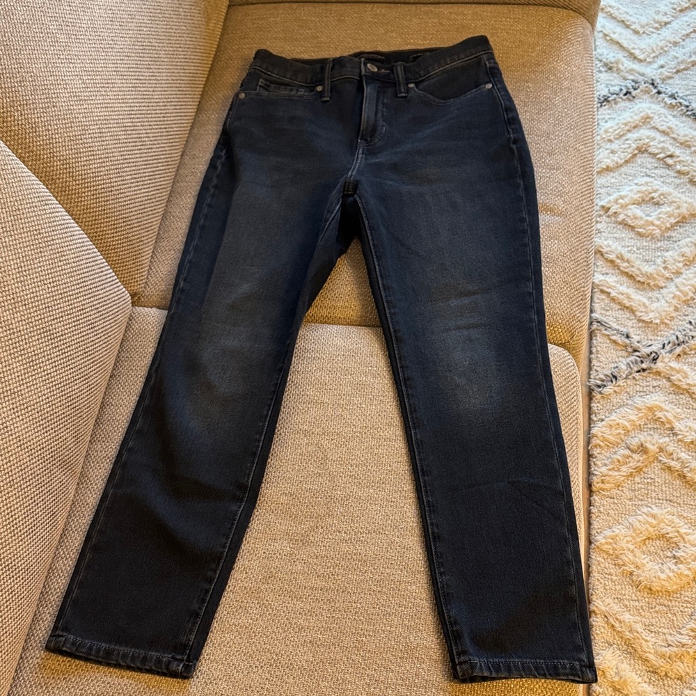 Banana Republic Dark Blue High-Rise Slim Jeans